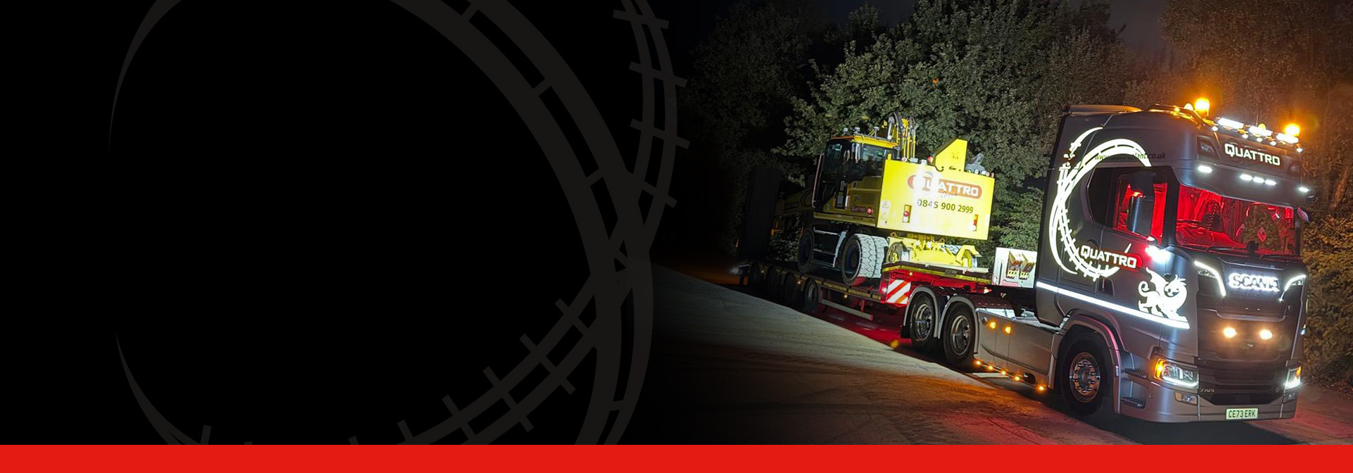 <h3>HEAVY<br />
HAULAGE<br />
SPECIALISTS</h3>

<p><a href="https://quattroplant.co.uk/services/rail-division">RAIL</a> <a href="https://quattroplant.co.uk/services/transport-divison">ROAD </a> <a href="https://quattroplant.co.uk/services/environmental-division">CONSTRUCTION</a><br />
<strong style="margin-left:10px"><span style="color:#ffffff;">24 </span><span style="color:#e1352c">/ </span><span style="color:#ffffff;">7 SUPPORT</span></strong></p>
